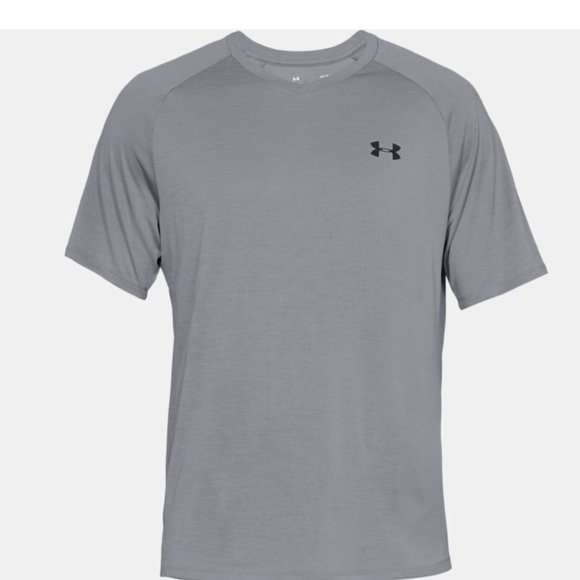 Under Armour Gray Athletic Performance Short Sleeve T-Shirt Loose Fit Size XXL - Picture 1 of 8